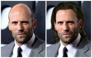 Jason Statham with Hair